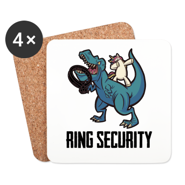 Hochzeit Untersetzer - Ring Security Ehering Ring Inhaber Dinosaurier