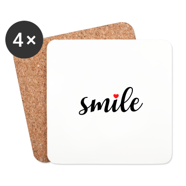 Hochzeit Untersetzer - Smile Design Glücklich Hochzeit Feier Party Lachen