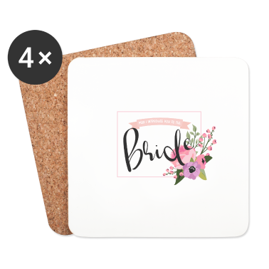 Hochzeit Untersetzer - Junggesellenabschied, Bachelorette, Bride, Braut,