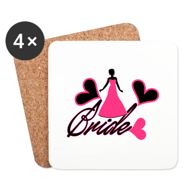 Hochzeit Untersetzer - Bride