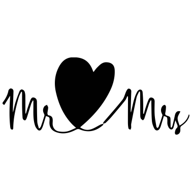 Motiv Mr.und Mrs. Hochzeitsfeier, Feier, Tag, Love, i