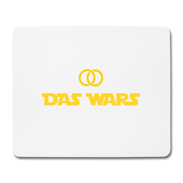 Hochzeit Mousepad - DAS WARS - Hochzeitsfeier Heiraten JGA Geschenk