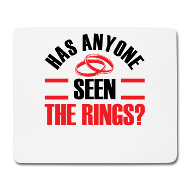 Hochzeit Mousepad - Hat Jemand Den Ring Ehering Sicherheit Gesehen?