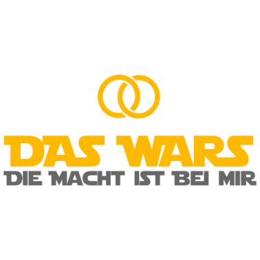 Motiv DAS WARS - Hochzeitsfeier Heiraten JGA Geschenk