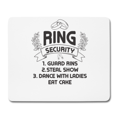 Hochzeit Mousepad - Hochzeit Hochzeitsfeier Ring Lustiger Spruch