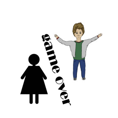 Motiv Hochzeit/game over