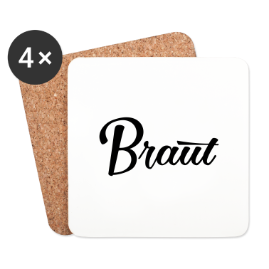 Hochzeit Untersetzer - Braut Bride JGA Hochzeit stag do Polterabend