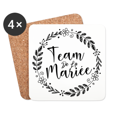 Hochzeit Untersetzer - Hochzeitsgeschenk des Brautteams