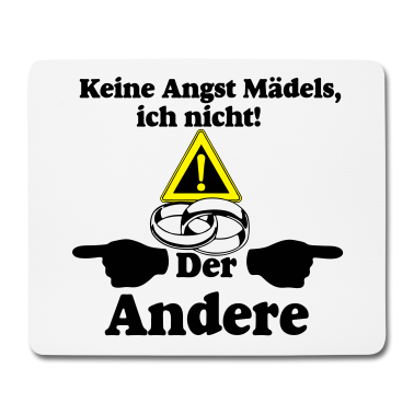Hochzeit Mousepad - JGA Maedels keine Angst ...+
