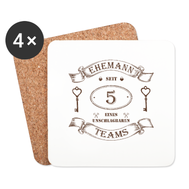 Hochzeit Untersetzer - Holz Hochzeit 5 Jahre Ehemann Ehepaar Vintage