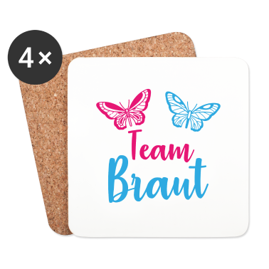 Hochzeit Untersetzer - Team Braut Ehe Hochzeit Braut Geschenk