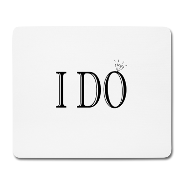 Hochzeit Mousepad - I do ring
