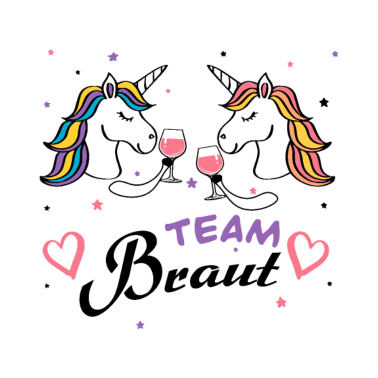 Motiv Team Braut Geschenk Hochzeit Ehe Junggesellin