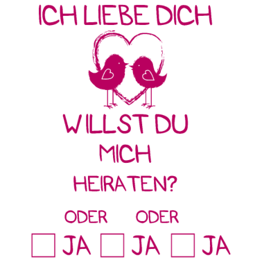 Motiv Ich liebe dich Hochzeit Braut Geschenk Paar Ehe