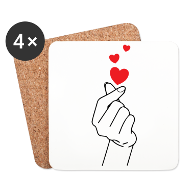Hochzeit Untersetzer - Herz Junggesellin Geschenk Hochzeit Ehe Paar