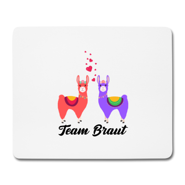 Hochzeit Mousepad - Team Braut Alpaka Verlobung Hochzeit Geschenk