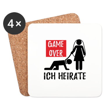 Hochzeit Untersetzer - Ich heirate Braut Junggesellin Geschenk Hochzeit