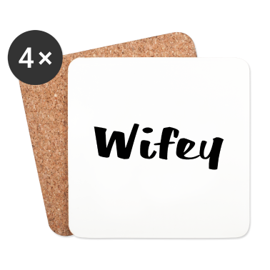 Hochzeit Untersetzer - Wifey Braut Junggesellin Geschenk Hochzeit