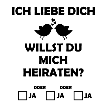 Motiv Ich liebe dich Geschenk Braut Paar Hochzeit Ehe