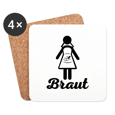 Hochzeit Untersetzer - Braut Geschenk Hochzeit Ehe Paar Poltern