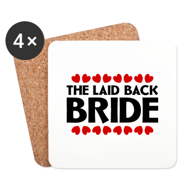 Hochzeit Untersetzer - Die entspannte Braut