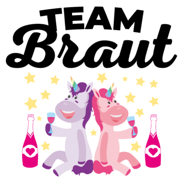 Motiv Team braut Geschenk Hochzeit Ehe Paar Poltern