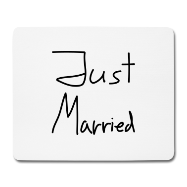 Hochzeit Mousepad - Just Married - Frisch verheiratet