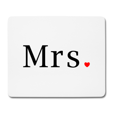 Hochzeit Mousepad - Mr and Mrs married Hochzeit Feier Verheiratet Mrs