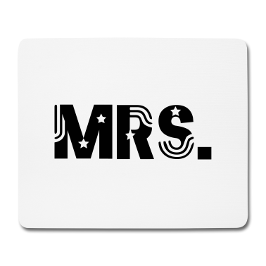 Hochzeit Mousepad - Mr and Mrs married Hochzeit Feier Verheiratet Mrs