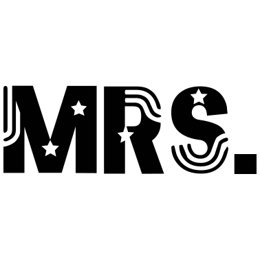 Motiv Mr and Mrs married Hochzeit Feier Verheiratet Mrs