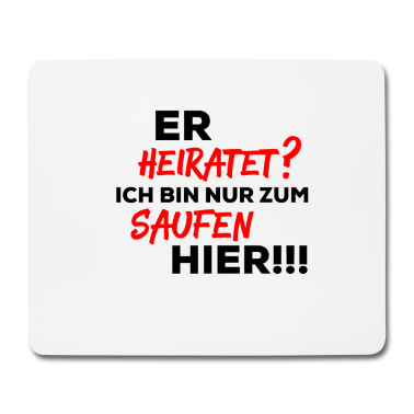Hochzeit Mousepad - Junggesellenabschied Bräutigam heiratet Team JGA