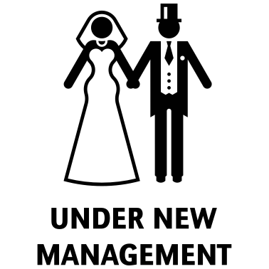 Motiv Under New Management (Polterabend, JGA, Hochzeit)