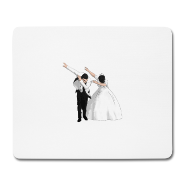 Hochzeit Mousepad - Dabbing Dab Brautpaar JGA Hochzeit Geschenk