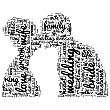 Motiv Küssendes Paar Hochzeit Liebe Braut Bräutigam Kuss