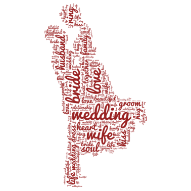 Motiv Küssendes Paar Hochzeit Liebe Braut Bräutigam Kuss