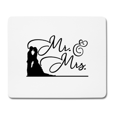 Hochzeit Mousepad - Mister Misses Brautpaar Hochzeit Heiraten Geschenk