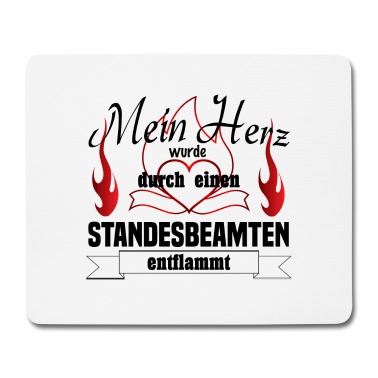 Hochzeit Mousepad - Mein Herz Standesbeamter - Geschenk