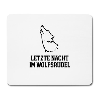 Hochzeit Mousepad - Junggesellenabschied Bräutigam heiratet Wolf JGA