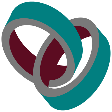 Motiv Bunte Hochzeitsringe Geschenk Hochzeit JGA RING