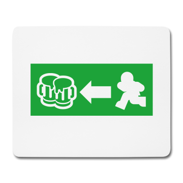 Hochzeit Mousepad - Bier