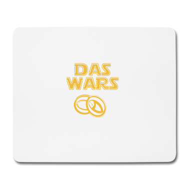 Hochzeit Mousepad - das wars