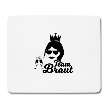 Hochzeit Mousepad - Team Braut JGA Shirt Damen