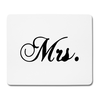 Hochzeit Mousepad - Mr and Mrs married Hochzeit Feier Verheiratet Mrs