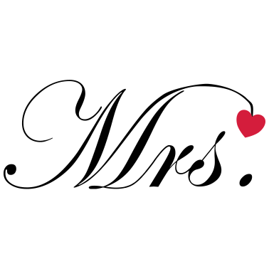 Motiv Mr and Mrs married Hochzeit Feier Verheiratet Mrs