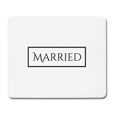 Hochzeit Mousepad - Verheiratet