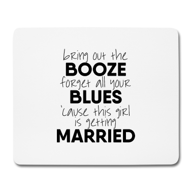 Hochzeit Mousepad - Junggesellinnen JGA Squad Braut Team