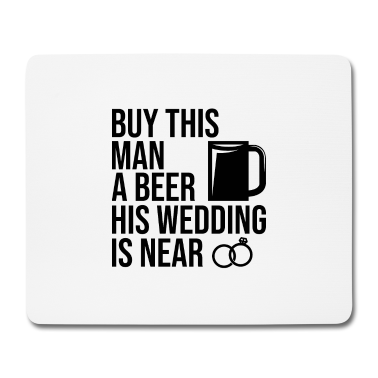 Hochzeit Mousepad - Junggesellen JGA Bachelor Team Squad Bräutigam