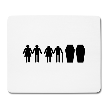 Hochzeit Mousepad - Bis der Tod uns scheidet!