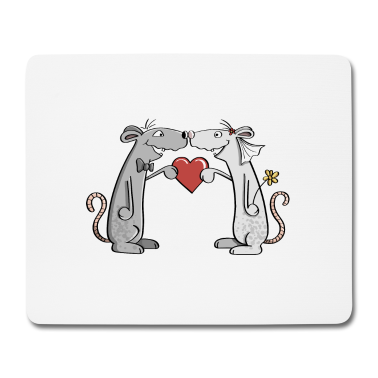 Hochzeit Mousepad - Hochzeit Mäuse - Brautpaar - Braut - Bräutigam
