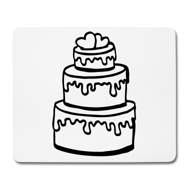 Hochzeit Mousepad - Hochzeitstorte Hochzeitsparty Geschenk / wedding
